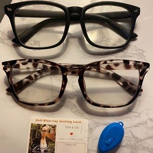 2 Blue Light Blocking glasses